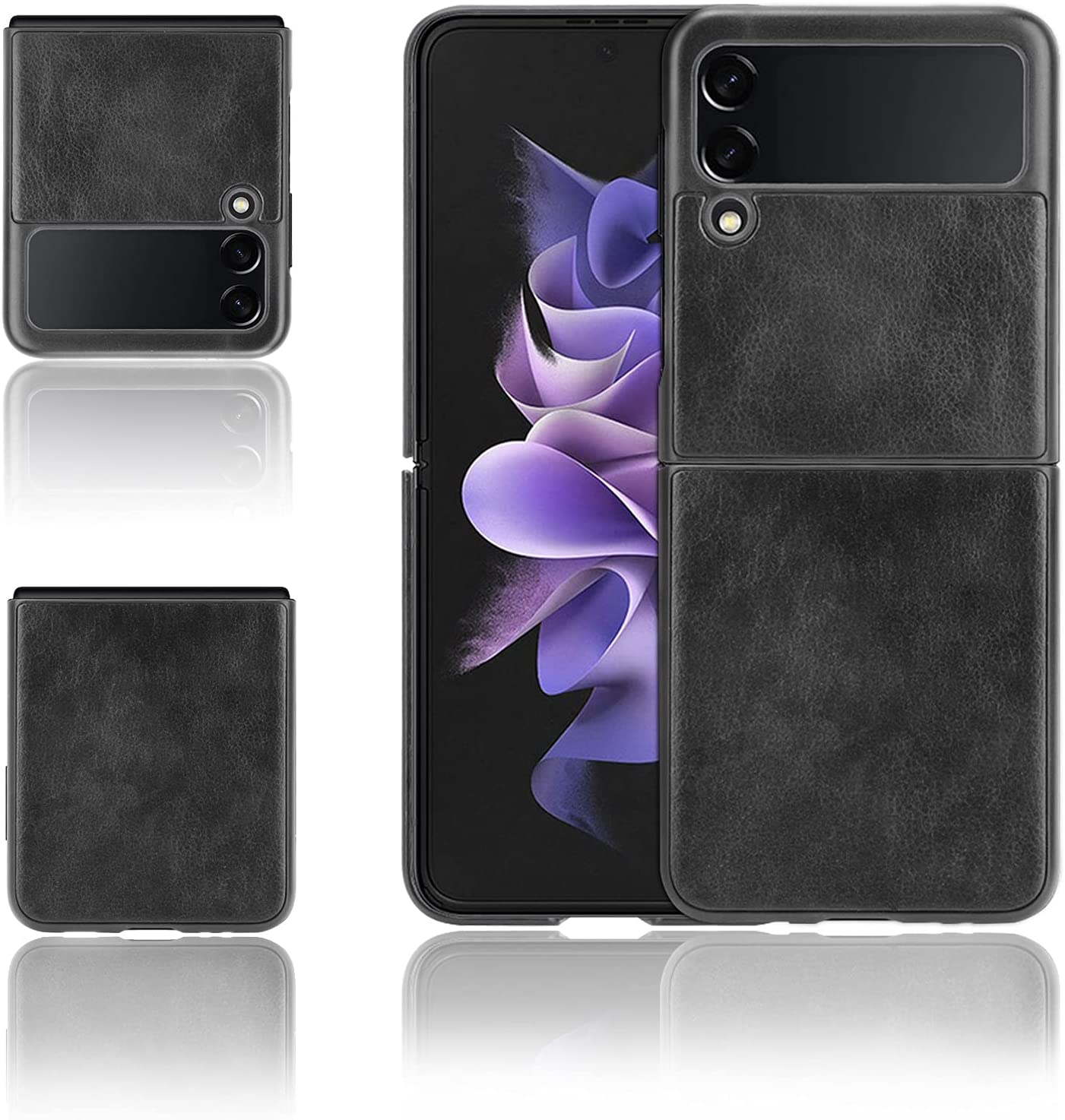 Étui en cuir pour Samsung Galaxy Z Flip 3 5G Étui en cuir pour Samsung Galaxy Z Flip 3 5G